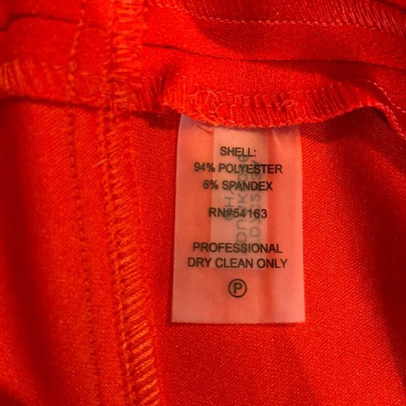 🔥Tommy Hilfiger Orange Red Sheath Dress🔥 - Picture 7 of 7